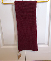 Waffle Scarf – Canyon Red